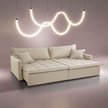 Imagem de Sofá Cama Flora 02 Módulos de 100cm Br 15cm Meu Sofá Online