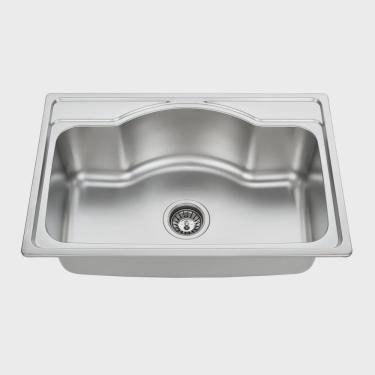 Imagem de Cuba para Cozinha Gourmet Pia Inox 68x50x21cm Acetinado GhelPlus