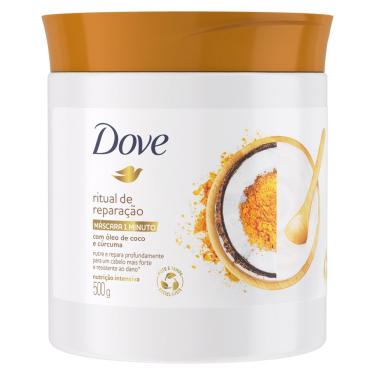 Imagem de Máscara de Tratamento Reparação 500g Dove Ritual de Reparação Óleo de Coco e Cúrcuma
