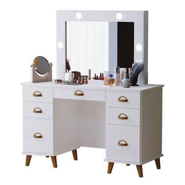 Imagem de Penteadeira Camarim New Seul Branco - Luapa