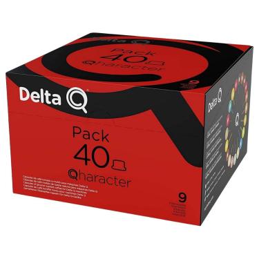 Imagem de Café Delta q, Qharacter, Int 9 40 Cápsulas Pack Econômico
