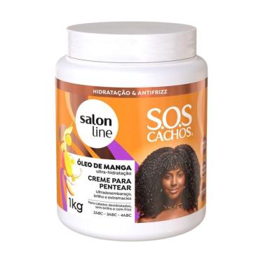 Imagem de Creme para Pentear s. O. S Cachos Manga - Nutrição e Frizz
