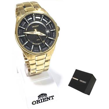 Imagem de Relógio Orient Masculino Analógico Dourado MGSS1143 P1KX