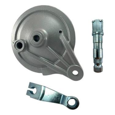 Imagem de Espelho de Freio Traseiro + Braço Freio Traseiro Biz 100 110 Pop 100 110i