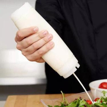 Imagem de  Kit 8 Bisnaga Invertida 720ml Molho Calda Tempero Foodtruck - WCAN