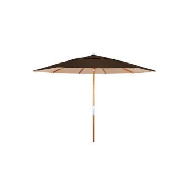 Imagem de Ombrelone Central Redondo 2,40 Metros - Solasol, Marrom