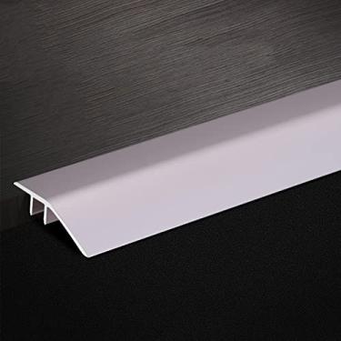 Imagem de WOTZOV Faixa de transição para piso de carro, moldura para borda de chão para porta, rampa de limiar de porta para cadeira de rodas, mador, carga 300 kg, estilo 3 L 105 cm / 41,3 polegadas