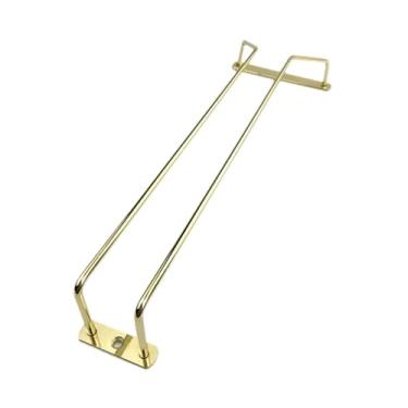 Imagem de YWJLQH Sob o gabinete de vidro de vidro portador de copos de vidro de esteira suspensa para o armário