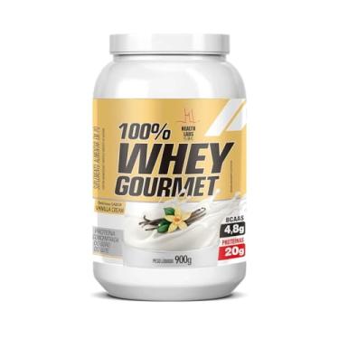 Imagem de 100% Whey Gourmet 900g Vanilla Cream - Health Labs