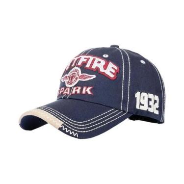 Imagem de Boné de Beisebol Unissex Ajustável - Algodão, Letras Bordadas, Casual 