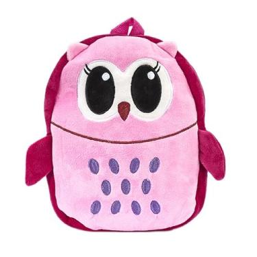 Imagem de Mochila de Pelúcia Turminha Animal Coruja Cherry Unik Toys