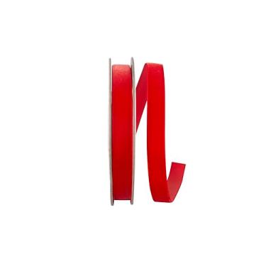 Imagem de Reliant Ribbon Fita de veludo com borda tecida, vermelha