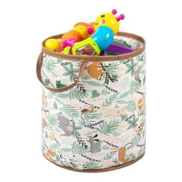 Imagem de Cesto Organizador De Brinquedos P - ALEPLUSH, Safari