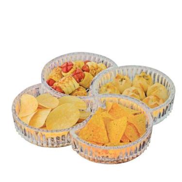 Imagem de Petisqueira de Vidro Creative Grande 4 pcs Ruvolo