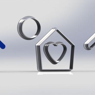 Imagem de Cortador Casinha Casa Modular Tamanho 5Cm
