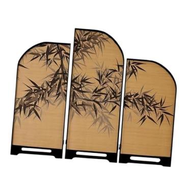 Imagem de IEUDNS Mini tela decoração mesa ornamento estética paisagem pintura decoração mesa escultura para festa prateleira, 24cmx20cm