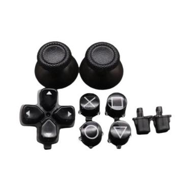 Imagem de Botões de Plástico para Controle PS5 - Substituição ABXY, D-Pad, Gatil