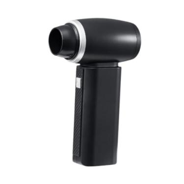 Imagem de WeiLaiKeQi Ventilador portátil, soprador de ar, fácil de usar, fácil de transportar, ventilador, secador de cabelo para computador, secagem de pelos de animais, Preto