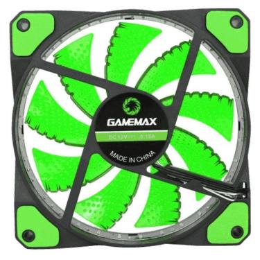 Imagem de Fan Gamemax Para Pc Gamer Gf12g 12cm Verde 32 Led