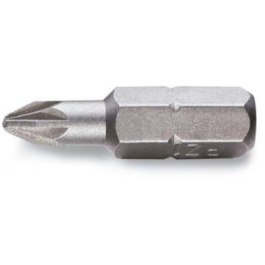 Imagem de Bits para Parafusos Perfil Pozidriv-Supradriv Encaixe de 1/4" C, Prata, 1 x 25 cm, Beta