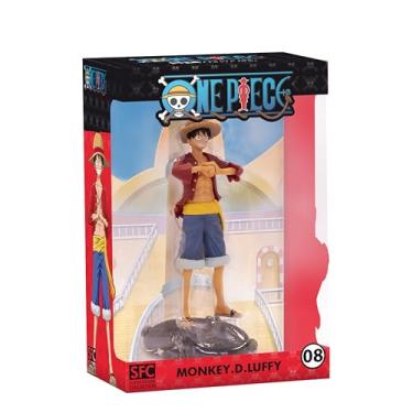Imagem de ABYSTYLE Studio One Piece Monkey D. Luffy SFC Collectible PVC Figure 6.5" Tall Statue Anime Manga Figurines Home Room Office Décor Gifts