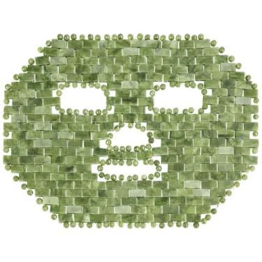 Imagem de Máscara de jade gemshan 100% pedra natural para cuidados com a pele SP