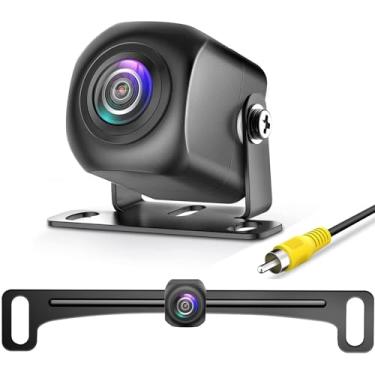 Imagem de Unifizz Carro AHD 1080P Metal 170 Graus Grande Angular Câmera Retrovisora, Câmera de Backup PMD2A-S Visão Noturna Clara IP69 Impermeável Câmera Retrovisora Reversa para Carro Veículo SUV RV