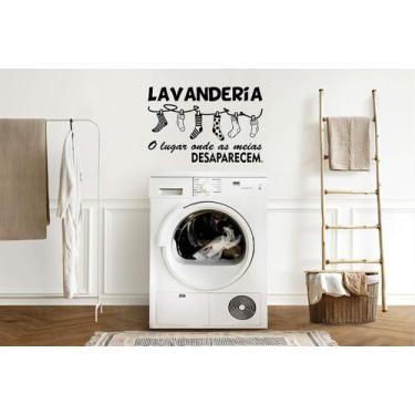 Imagem de Adesivo De Parede Lavanderia Mod15 - Lojinha Da Luc Adesivos