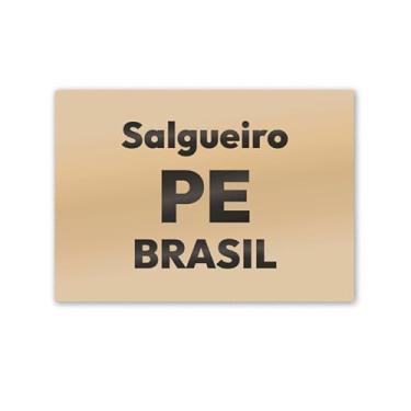 Imagem de Imã de Geladeira Salgueiro Pernambuco MDF 8x5 para Viagem