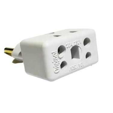 Imagem de Kit de adaptador de receptáculo, pino sólido 10A/20A, durável (1 Unidade)