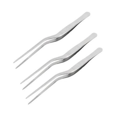 Imagem de Pinça De Cozinha Em Aço Inoxidável Para Churrasco, Utensílio Portátil 