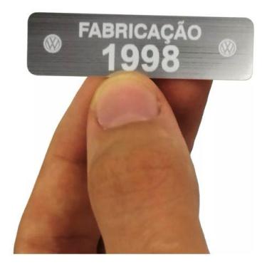 Imagem de Adesivo Etiqueta Ano Fabricação Compatível Volkswagen 1998 - SPTS
