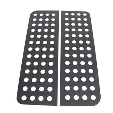 Imagem de lyrlody Decalques Janela Traseira Decalques de Alumínio de Alumínio Adesivo de Tira para JK Unlimited 2007-2017 4 Portas Com Cutout Design de Atualização Proteção do Zero do Zero