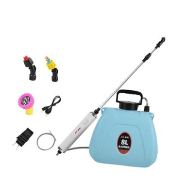 Imagem de IEUDNS Pulverizador elétrico de jardim com cabo recarregável 8L, pulverizador elétrico portátil, potente e leve, com vareta retrátil para limpeza, Use Cerca de 230 Minutos