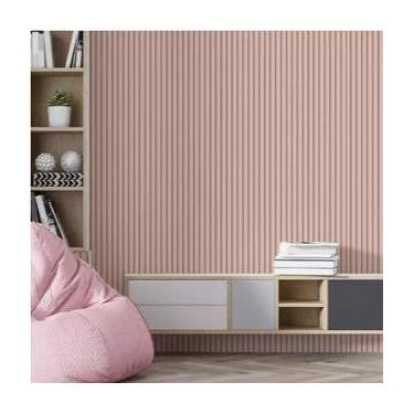 Imagem de Placa Ripadas MDF Autocolante 45cm por 11cm fácil instalação - Genêric