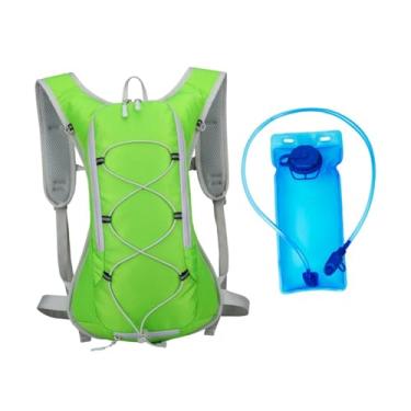 Imagem de menolana Mochila de hidratação leve para caminhada, para homens e mulheres, mochila de hidratação portátil para ciclismo ao ar livre, para escalada, Verde