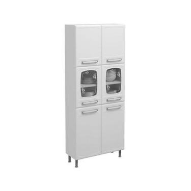 Imagem de Paneleiro Duplo Evidence Aço com Vidro 6 Portas