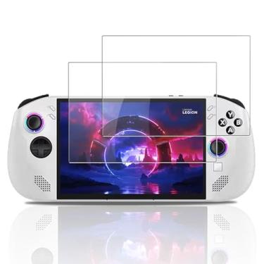 Imagem de NOUKAJU Protetor de tela para Legion Go S, vidro temperado HD, dureza 9h, arranhões, anti-impressão digital, protetor de filme de vidro temperado para Legion Go S [pacote com 2]