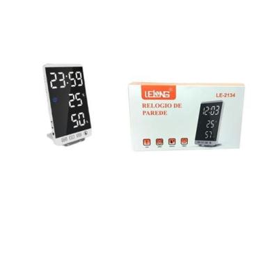 Imagem de Relógio De Mesa E Parede Digital Lelong Le-2134