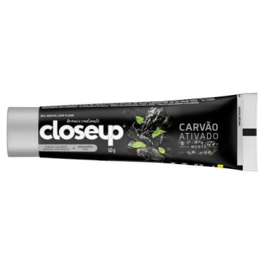 Imagem de Gel Dental Closeup Branco Radiante Carvão Ativado Menta 60g - Close Up
