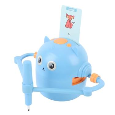 Imagem de Asixxsix Desenho de robô para Crianças Com 100 Cartões de Aprendizado, robô de Pintura Educacional Interativa Com Interação de Voz, Máquina de Desenho de Presente para Meninas (céu azul)