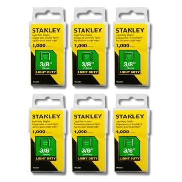 Imagem de 6 Grampos Grampeador 10mm 3/8 Pol Stanley Tapeceiro Marceneiro Pistola