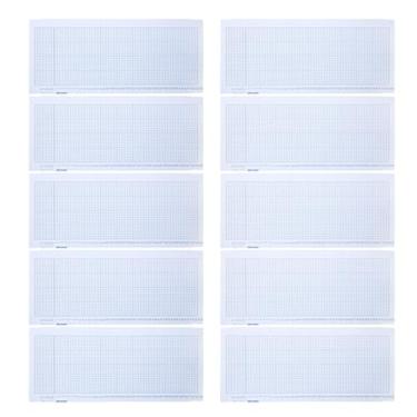 Imagem de GLOGLOW Máquina de tricô Cartões de Perfuração 10pcs 24 Cartões de Papel Padrão de Flor 12,6x5.5in para Kh821 Kh831 Kh851 Kh860 Khj880 Kh868 Peças de Substituição de Acessórios