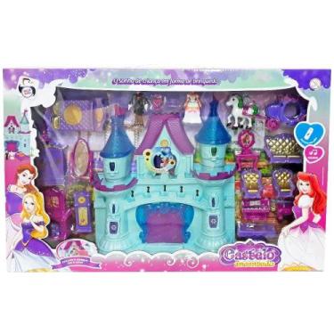 Imagem de Super castelo encantado da princesa com luz e som pica pau, ., UN