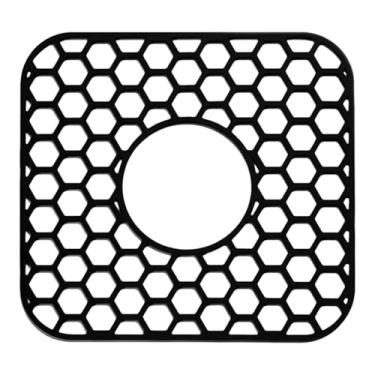 Imagem de Tapetes protetores de pia de cozinha | Tapete seco de silicone para porcelana | Almofada de grade antiderrapante resistente ao calor 30 x 28 cm para balcão de armário embaixo da pia casa lavanderia