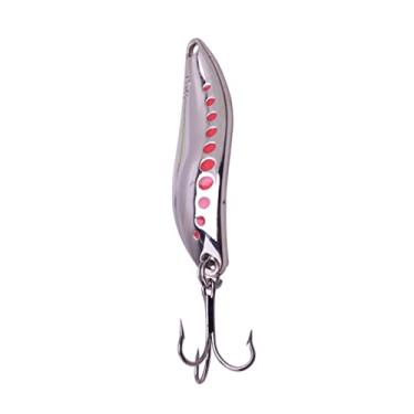 Imagem de Iscas de pesca, iscas de metal para colher de sanguessuga 10 g, 15 g, 20 g, isca artificial com gancho de penas, equipamento de pesca noturna