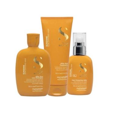 Imagem de Alfaparf Semi Di Lino Sunshine Kit Home Care (3 Produtos)