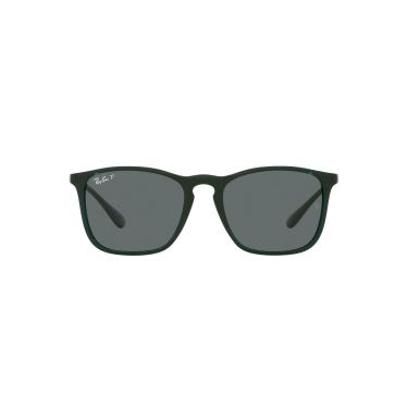 Imagem de Óculos de Sol Ray-Ban Polarizado Chris 0RB4187 666381 Tam 54 / Verde - Lentes Cinza