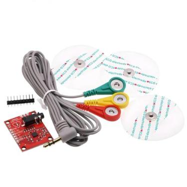 Imagem de Kit De Sensor De Sinal Muscular EMG ECG Para Arduino UNO R3 AD8232 Med