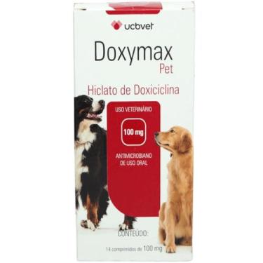 Imagem de Antimicrobiano Doxymax Pet 100mg Com 14 comp.